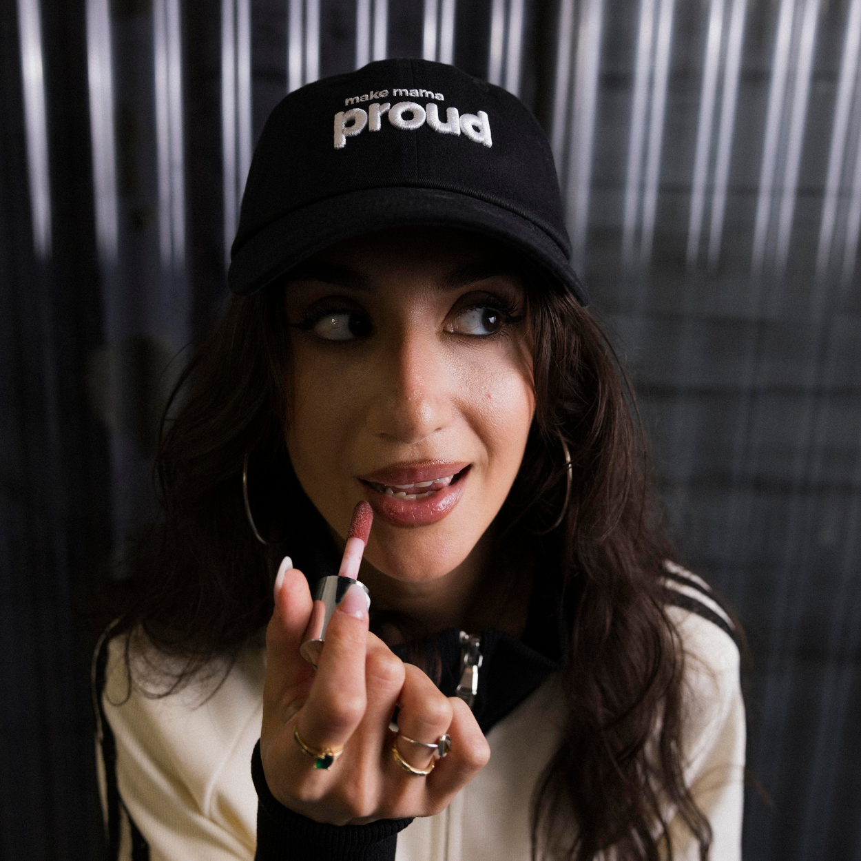 MAKE MAMA PROUD - DAD CAP - BLACK