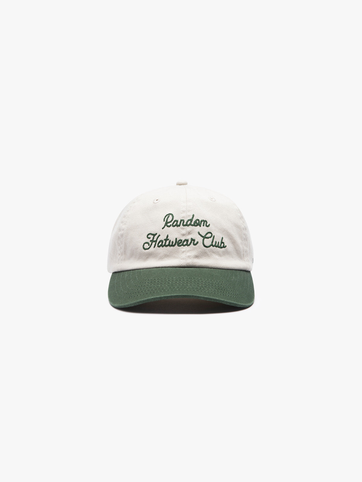 SOCIETY - DAD CAP - CREAM/GREEN