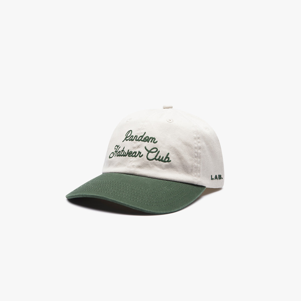 SOCIETY - DAD CAP - CREAM/GREEN