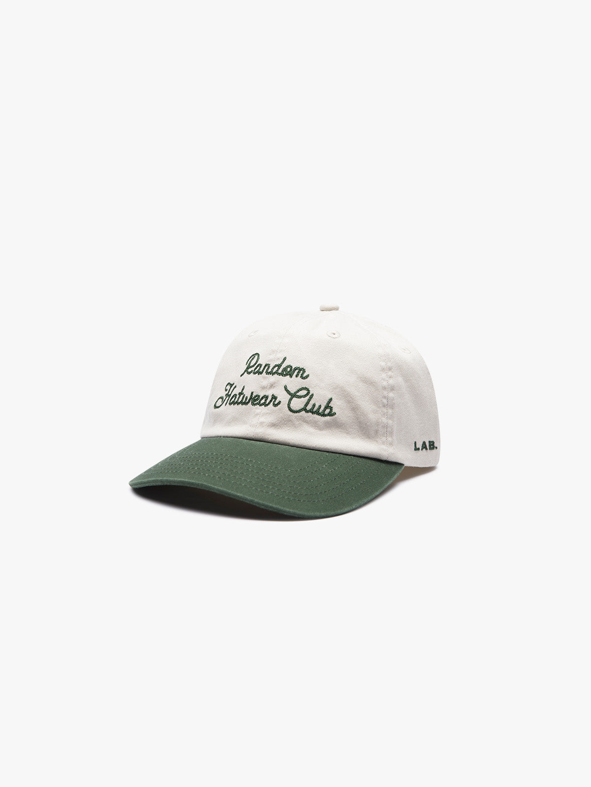 SOCIETY - DAD CAP - CREAM/GREEN