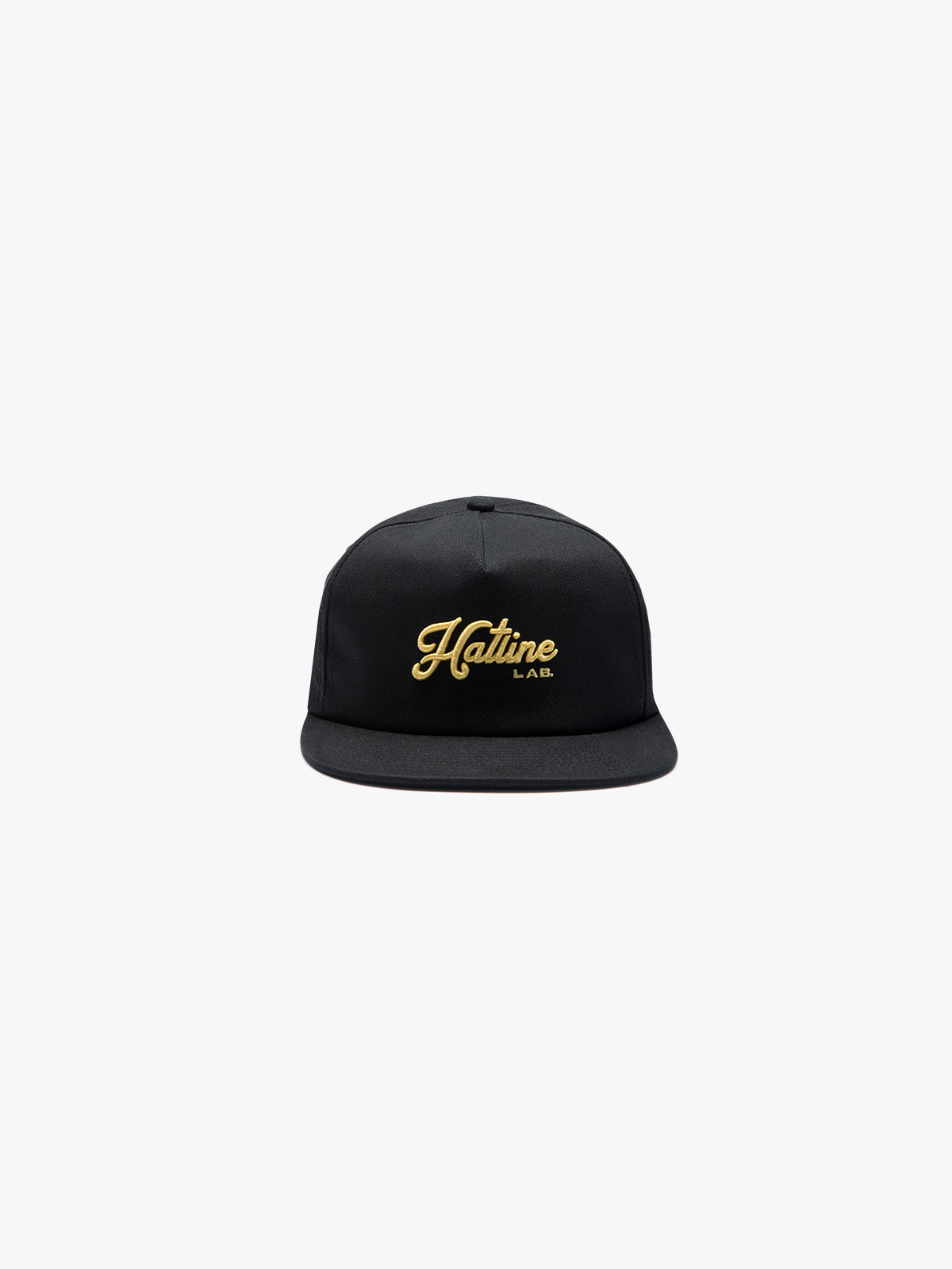SIGNATURE LOGO - 5-PANEL UNSTRUCTURED SNAPBACK - BLACK