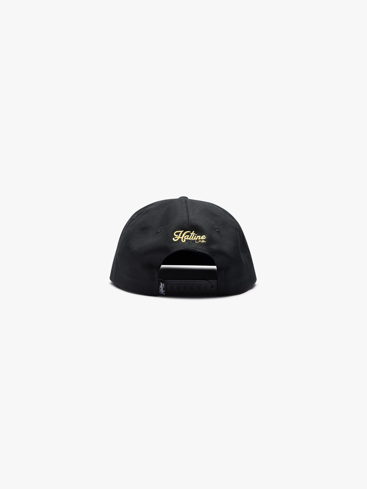 SIGNATURE LOGO - 5-PANEL UNSTRUCTURED SNAPBACK - BLACK