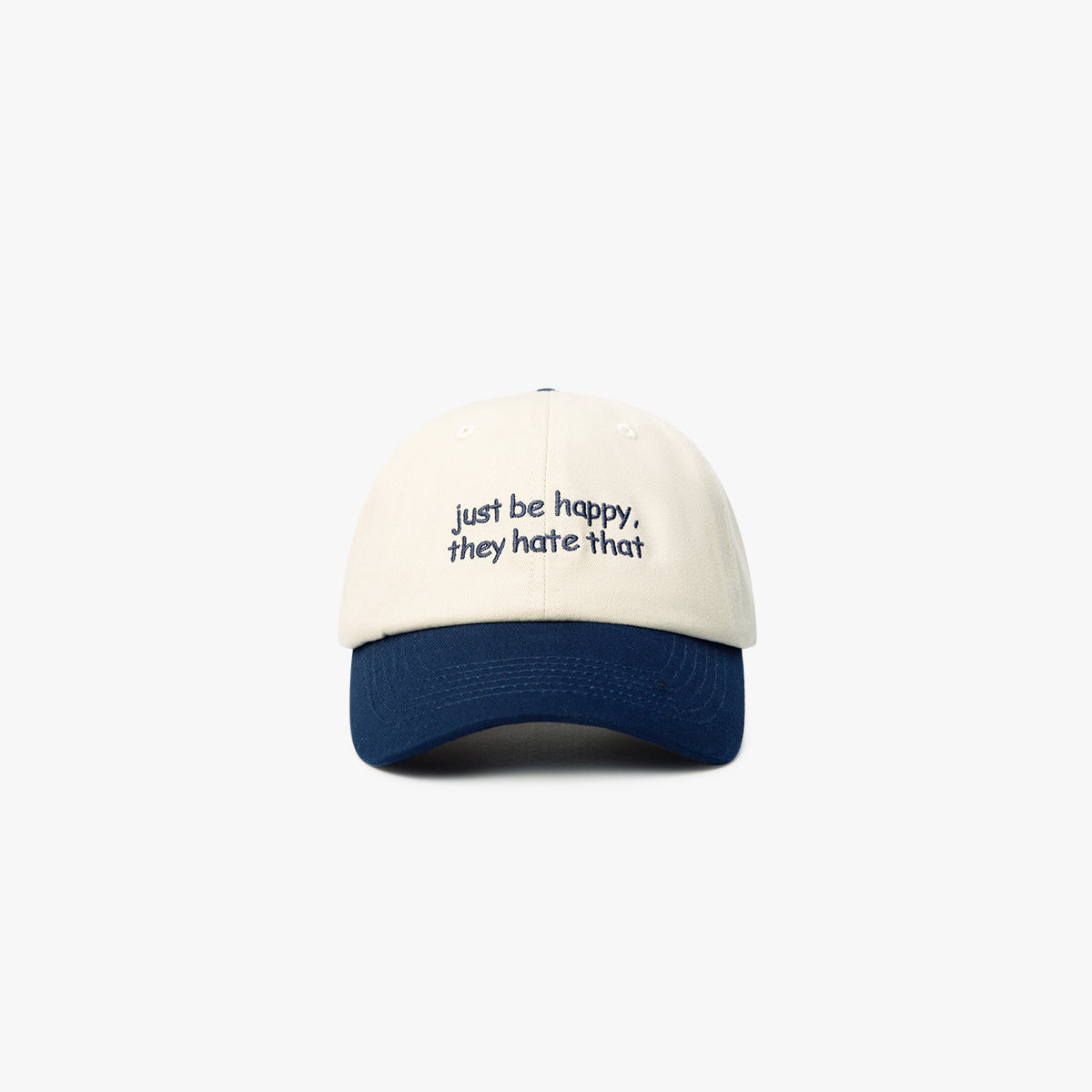 HAPPY - DAD CAP - NAVY/CREAM