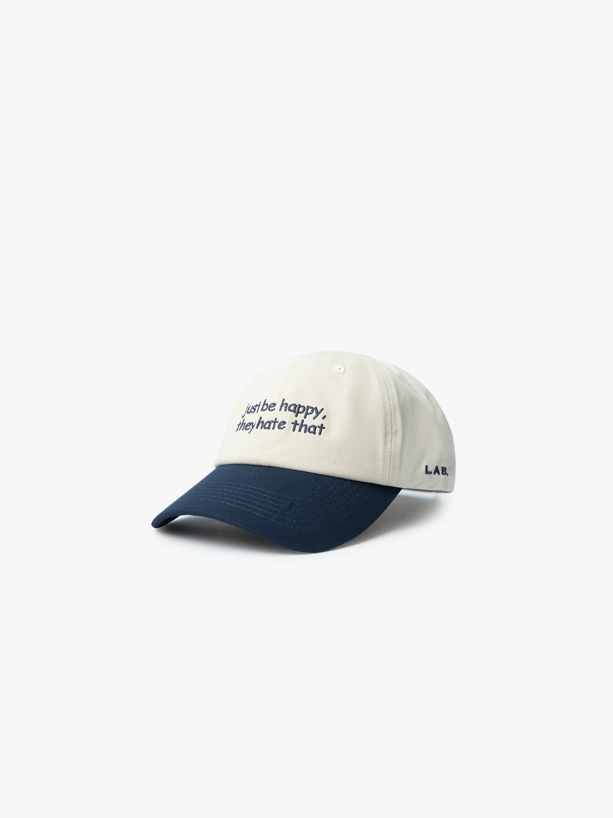 HAPPY - DAD CAP - NAVY/CREAM