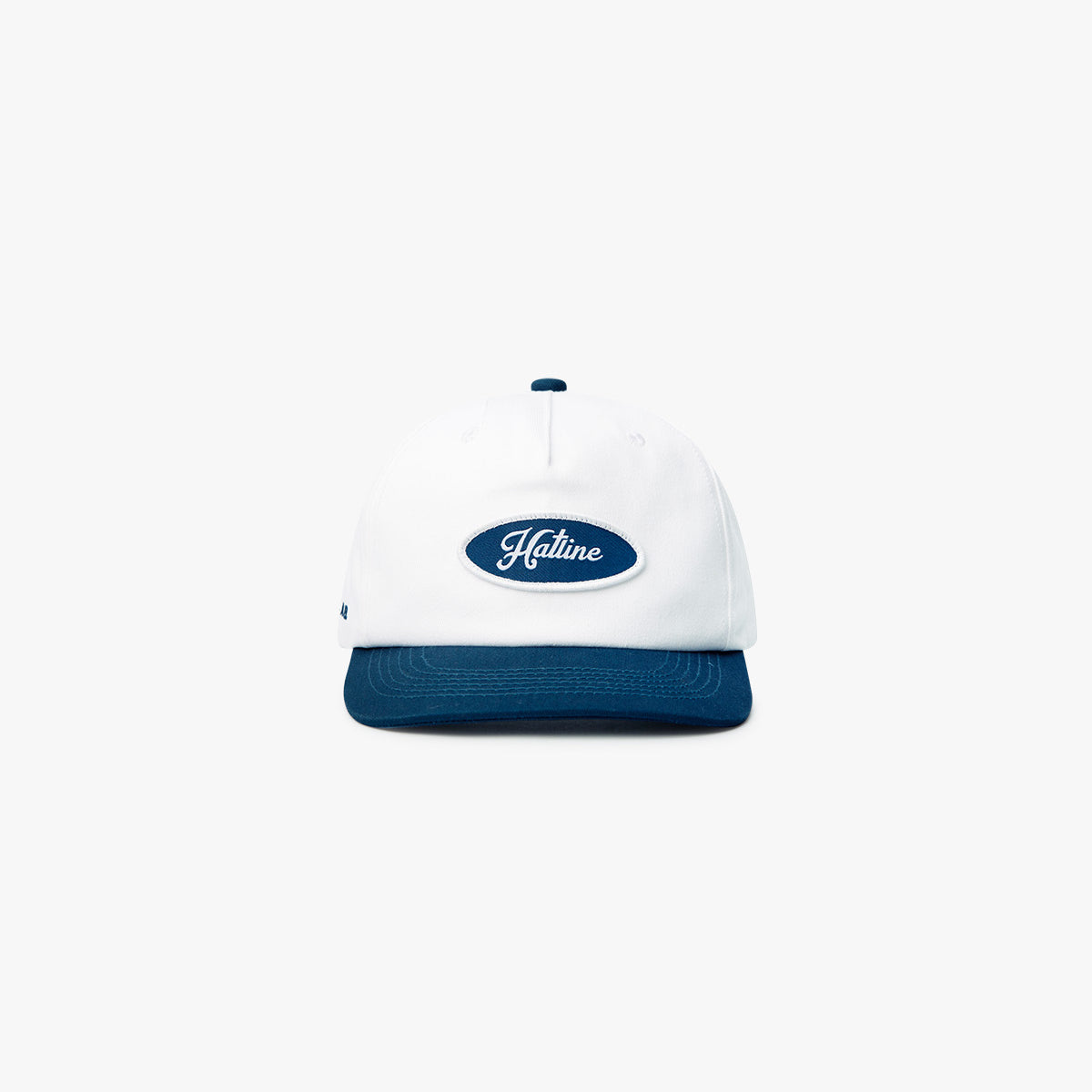 ICON - 5-PANEL UNSTRUCTURED SNAPBACK - WHITE/BLUE