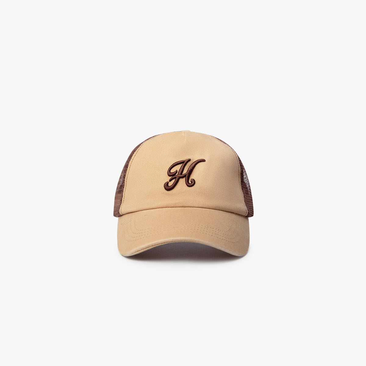 HERITAGE LOGO - TRUCKER CAP - BEIGE