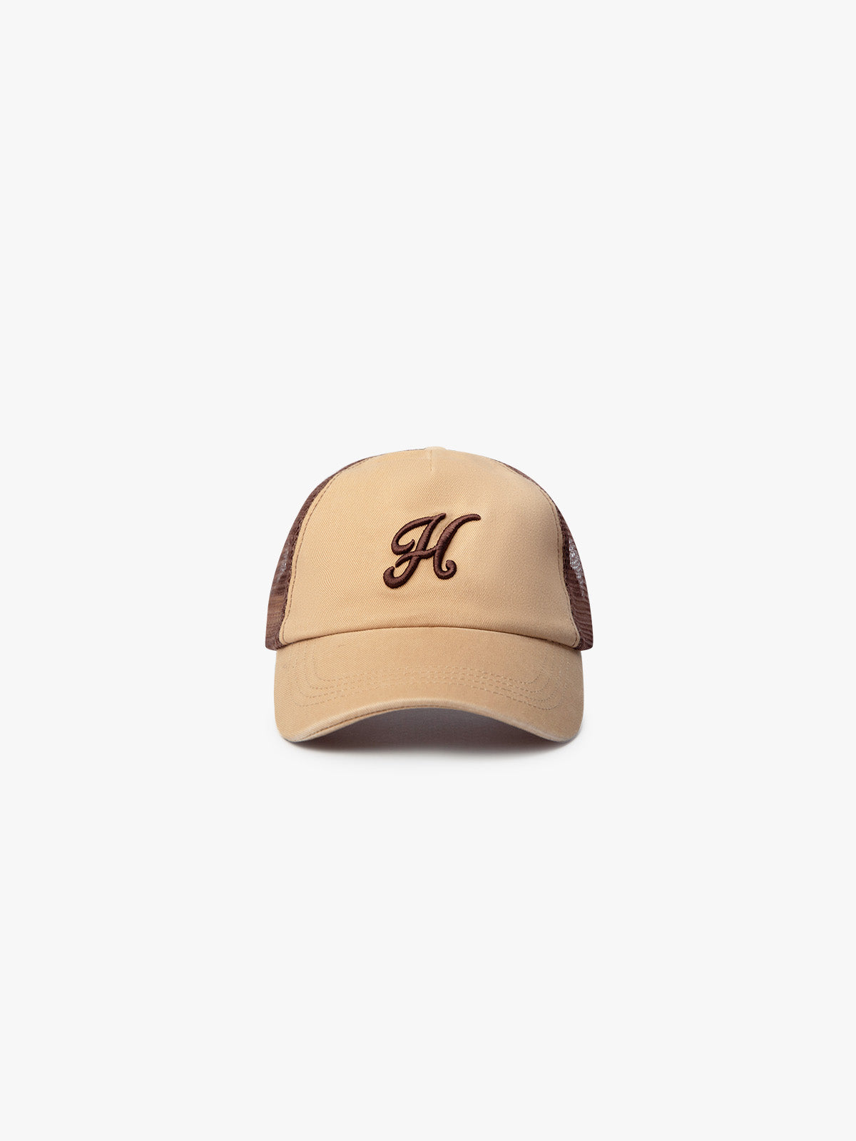 HERITAGE LOGO - TRUCKER CAP - BEIGE