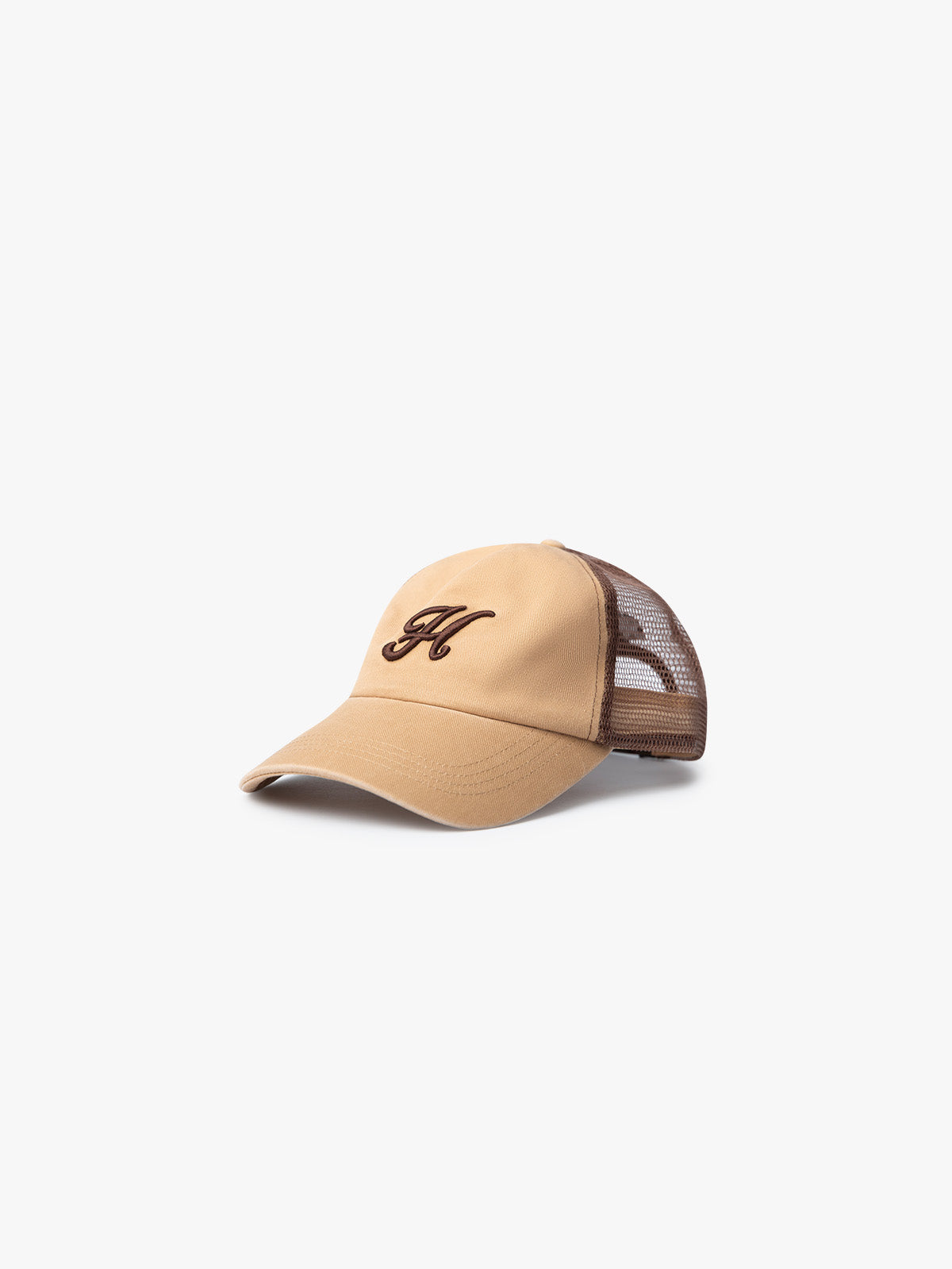 HERITAGE LOGO - TRUCKER CAP - BEIGE