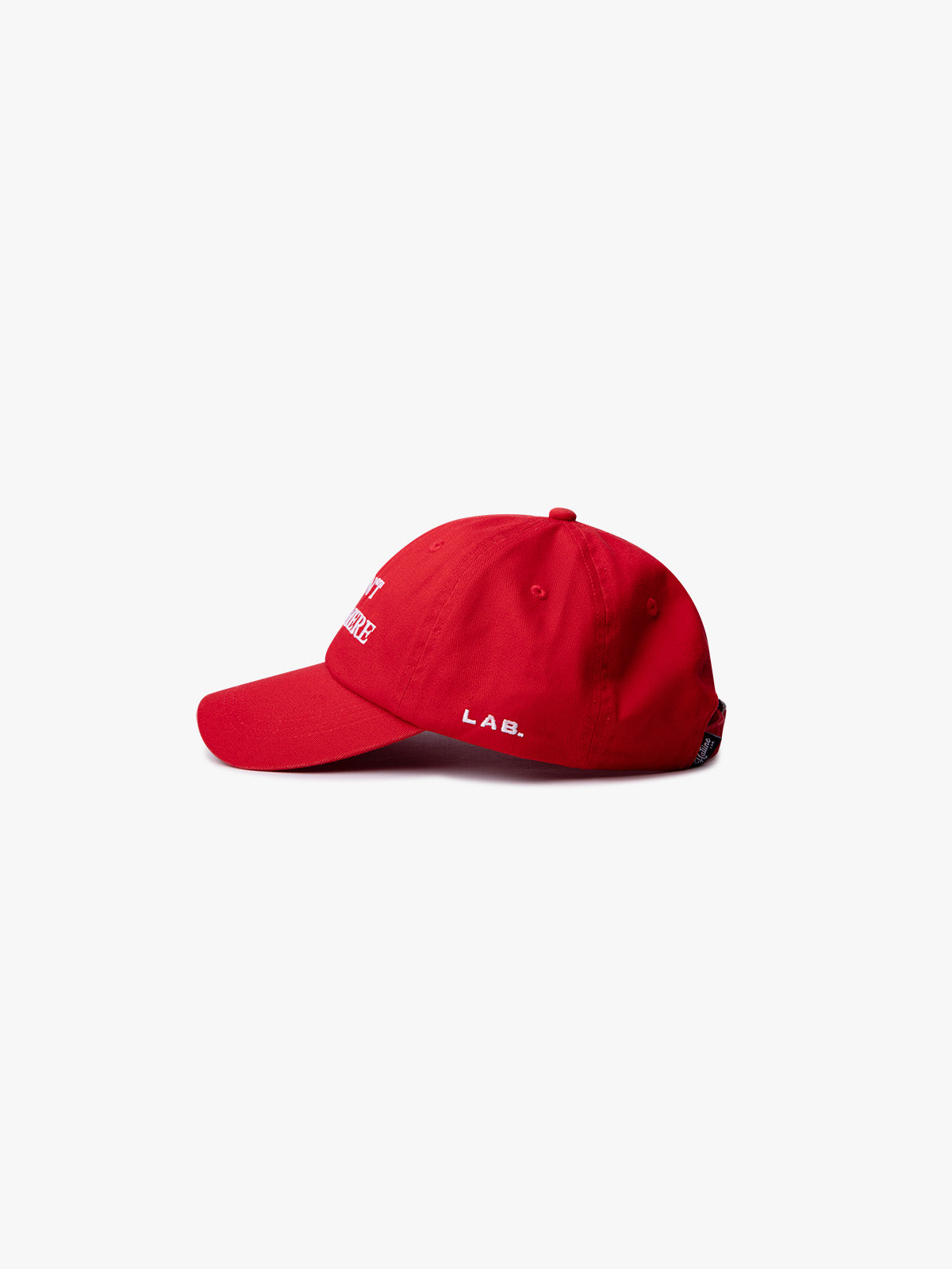 I DONT WORK HERE - DAD CAP - RED