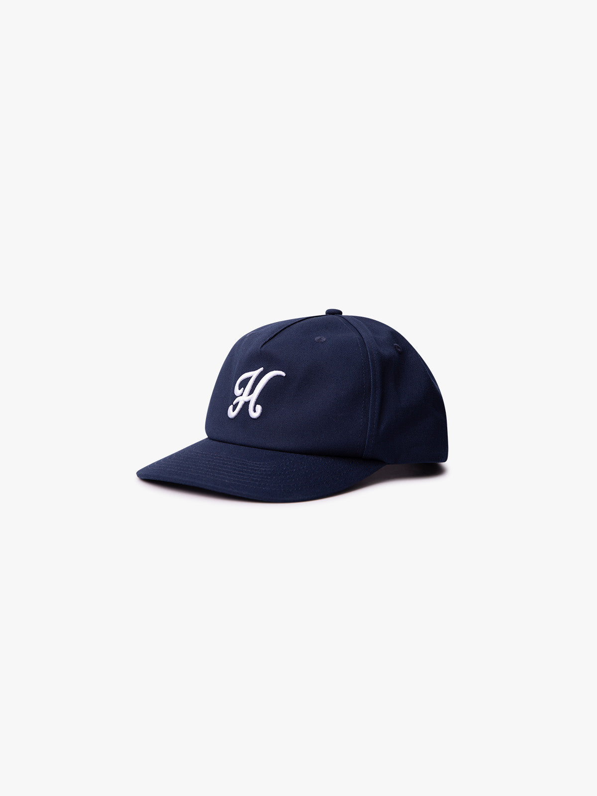 HERITAGE LOGO - 5-PANEL UNSTRUCTURED SNAPBACK - BLUE