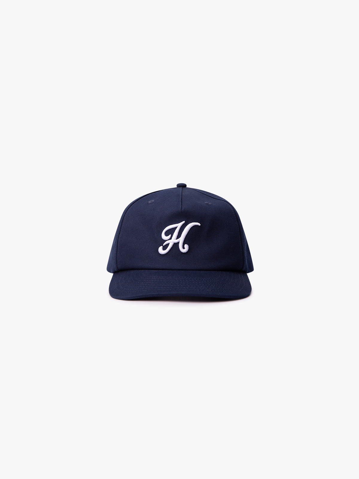 HERITAGE LOGO - 5-PANEL UNSTRUCTURED SNAPBACK - BLUE