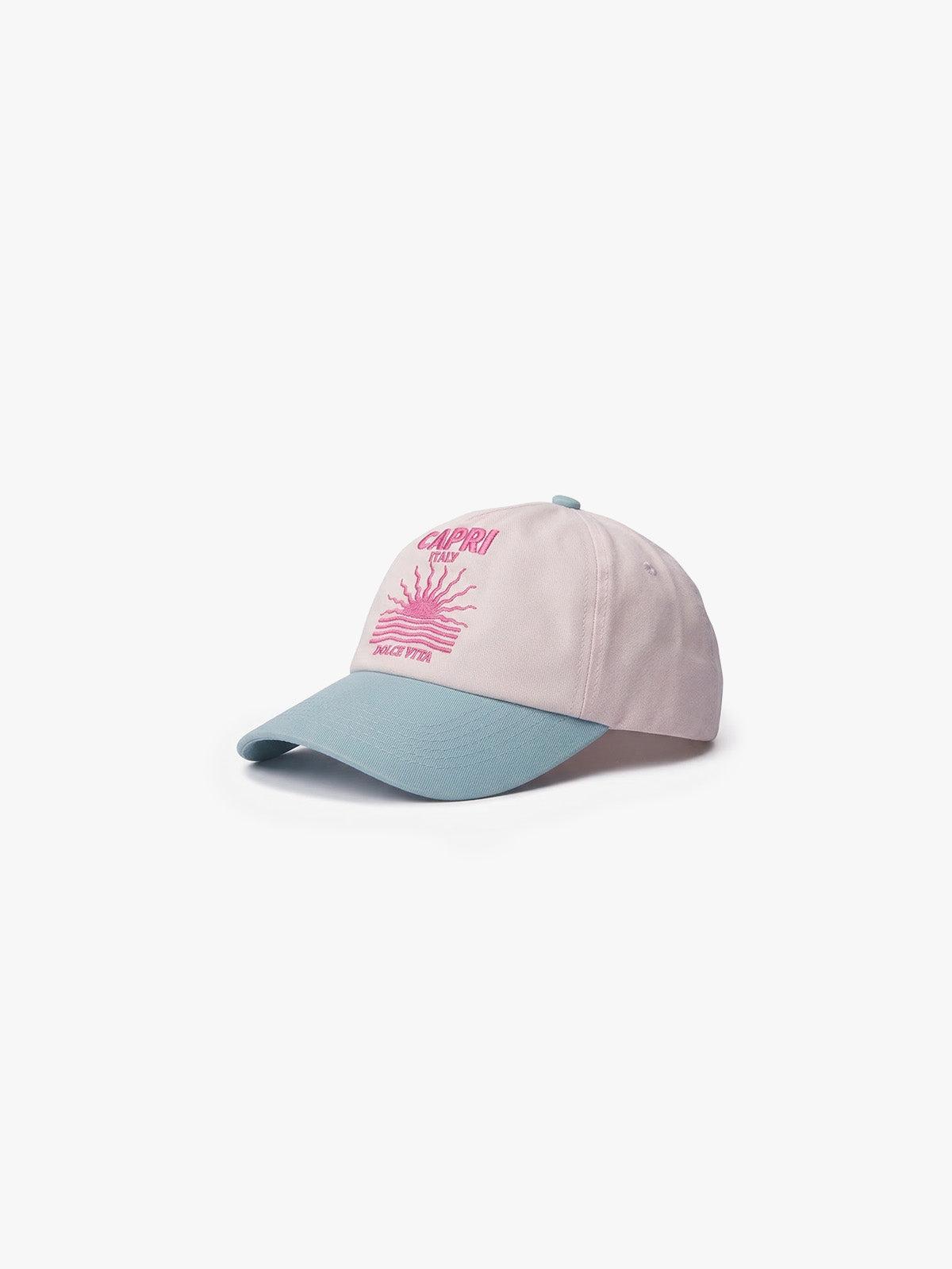 DOLCE VITA - DAD CAP - BEIGE/BRIGHT BLUE