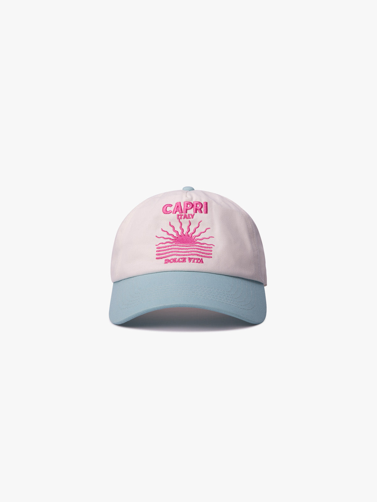DOLCE VITA - DAD CAP - BEIGE/BRIGHT BLUE