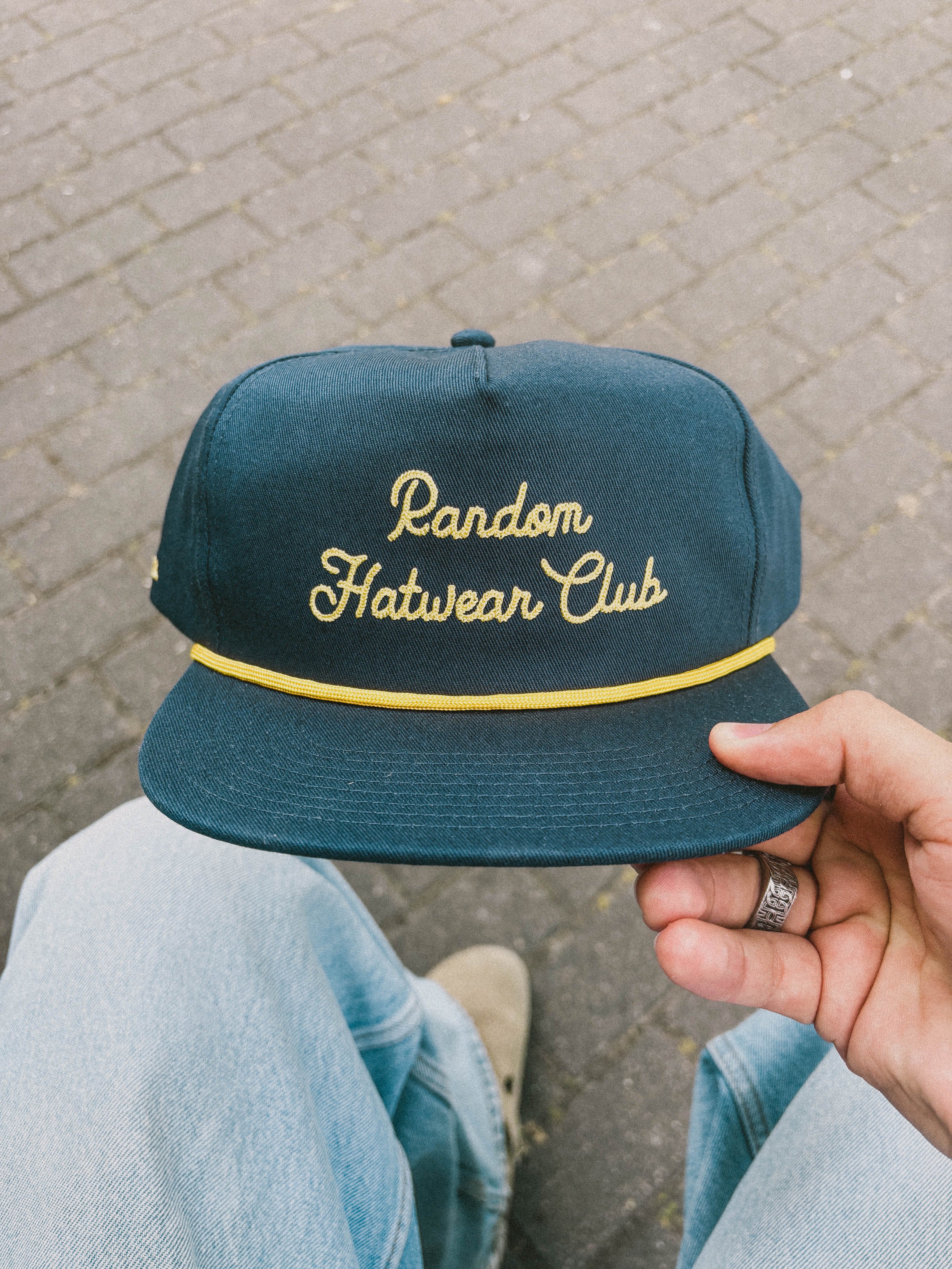 SOCIETY - 5-PANEL UNSTRUCTURED SNAPBACK -  BLUE