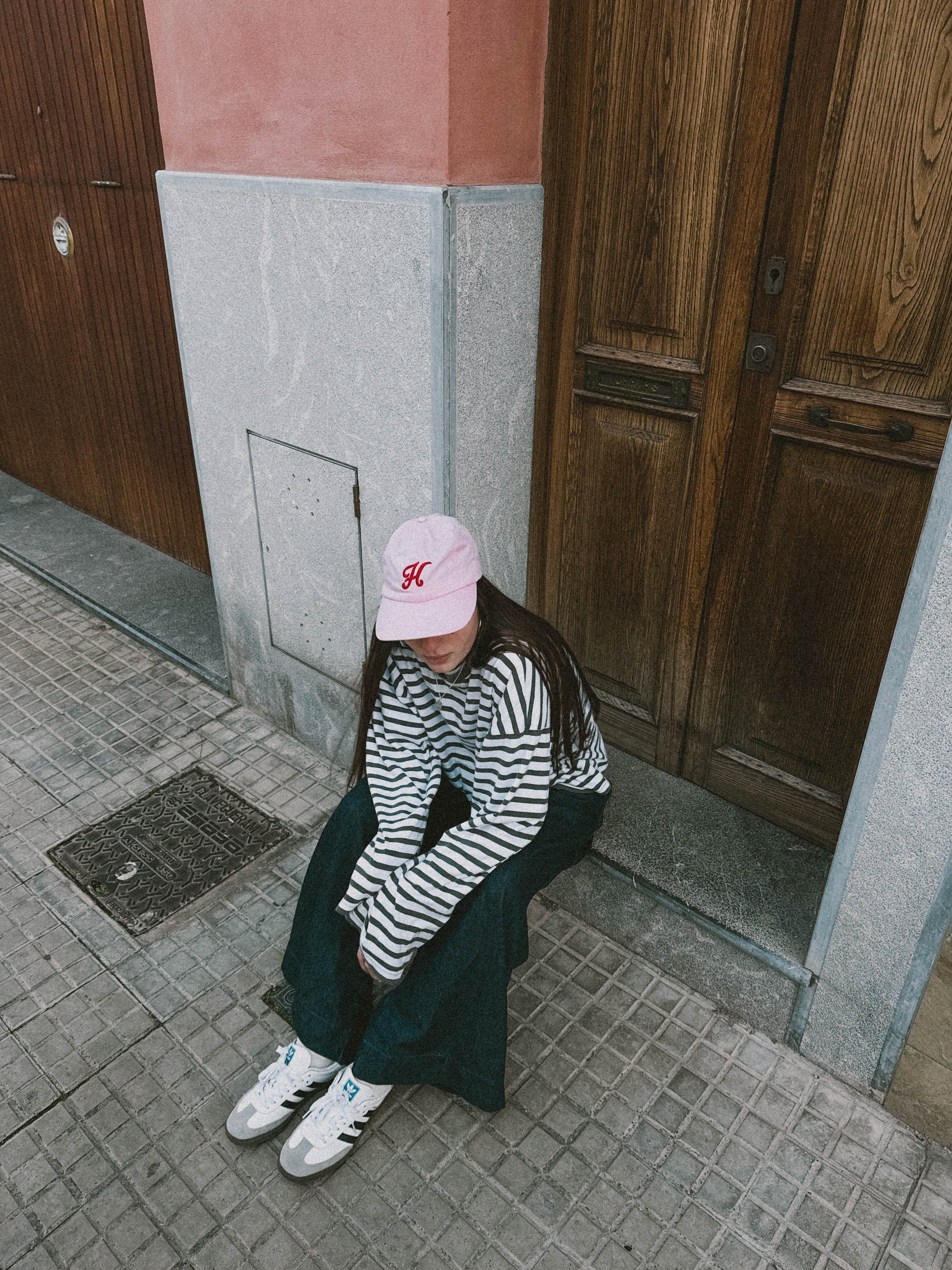 HERITAGE LOGO - DAD CAP - PINK