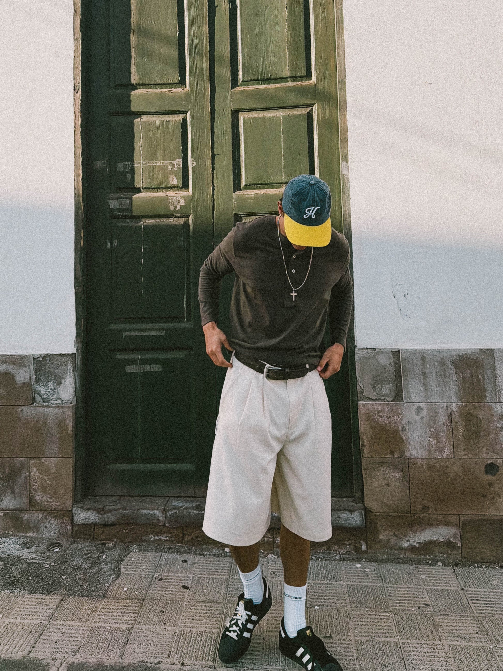 HERITAGE LOGO - DAD CAP - BLUE/YELLOW