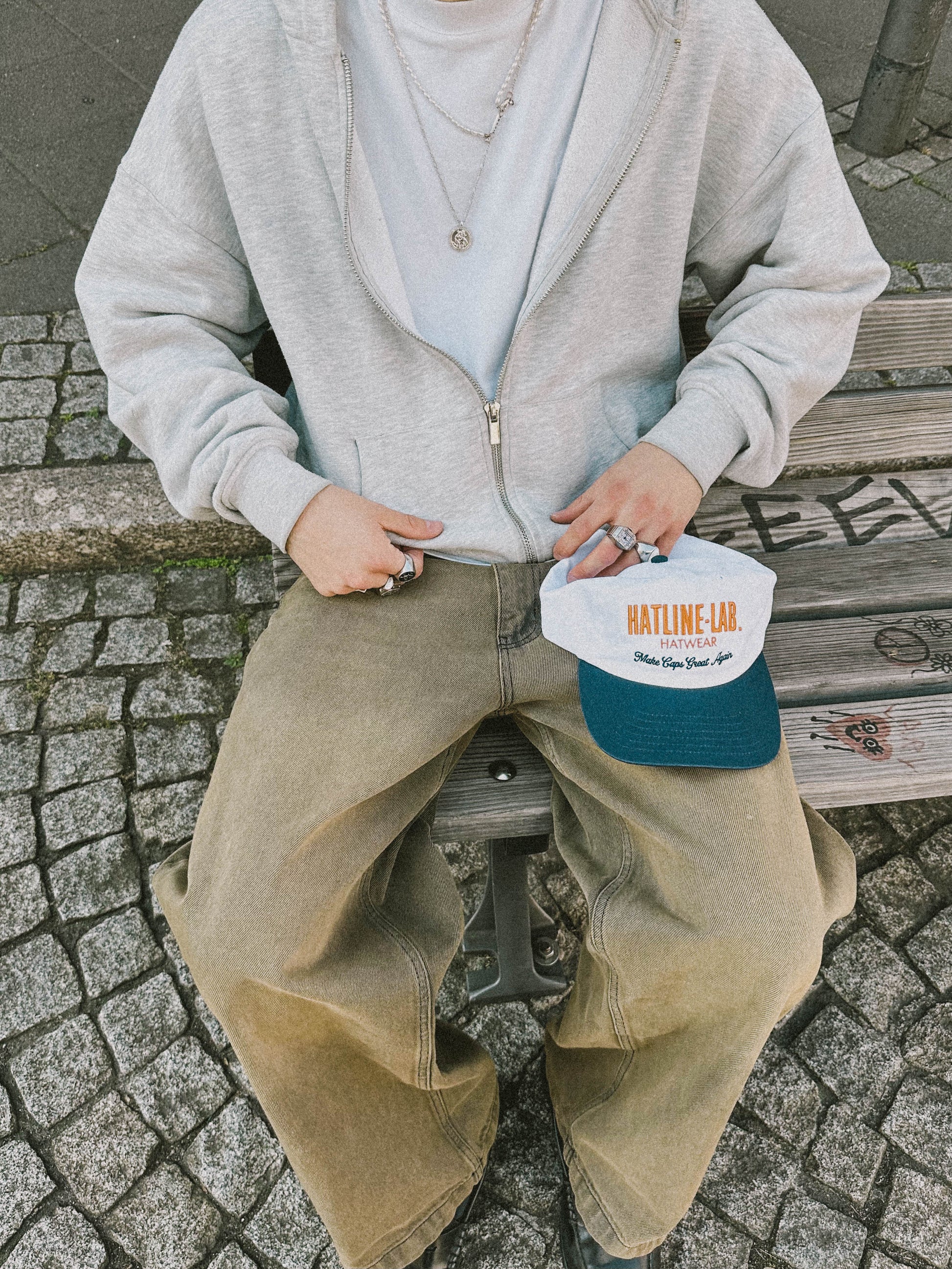 YACHT CLUB - DAD CAP - WHITE/BLUE