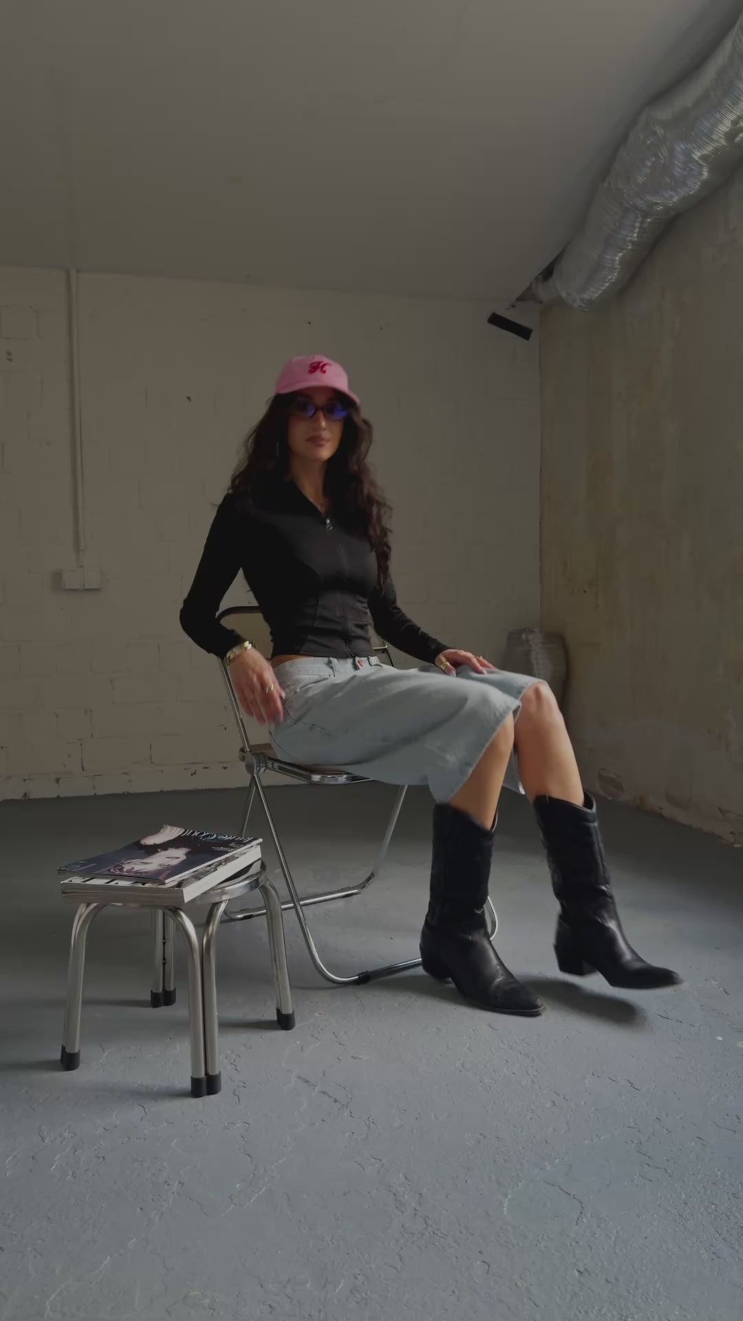HERITAGE LOGO - DAD CAP - PINK